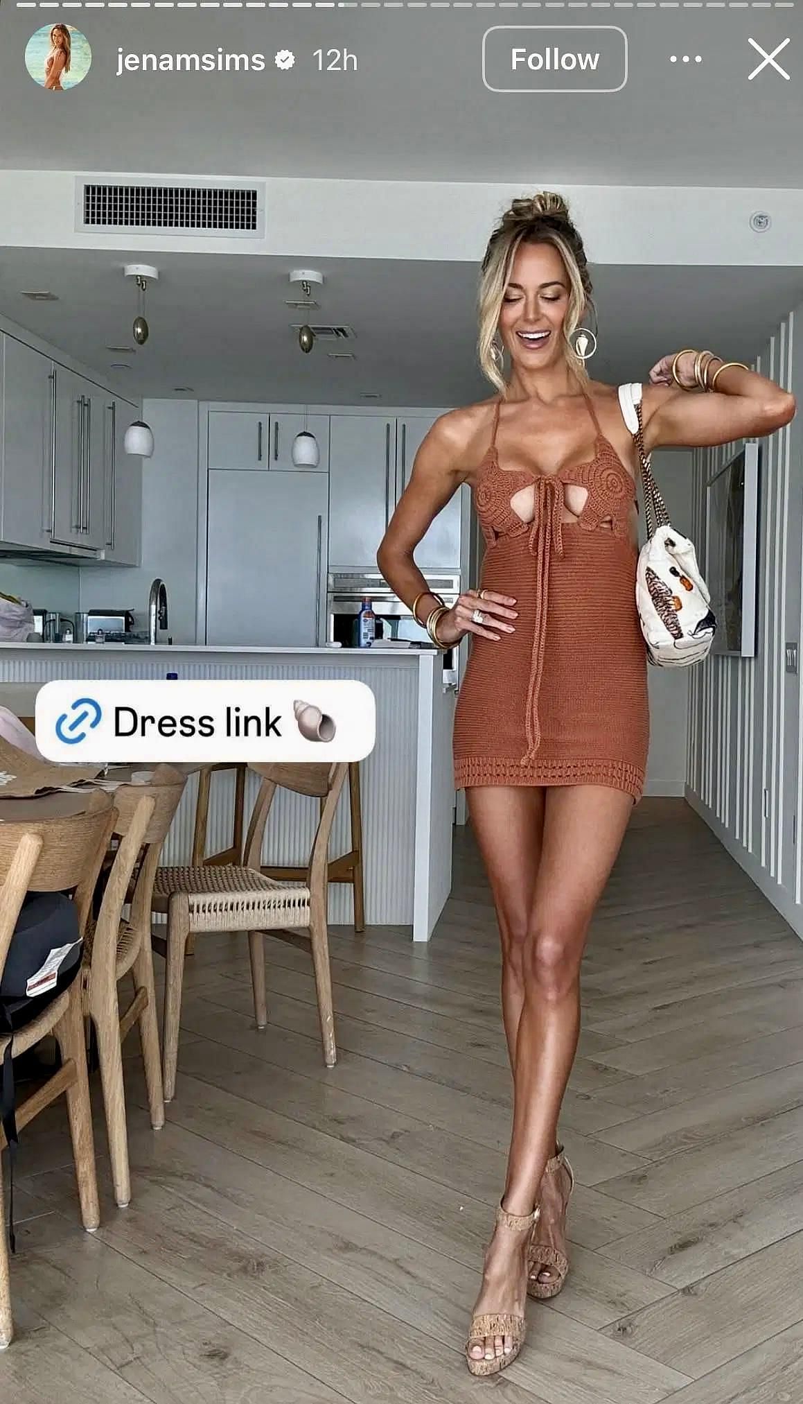 Jena M Sims's Instagram story - Source: IG@jenamsims